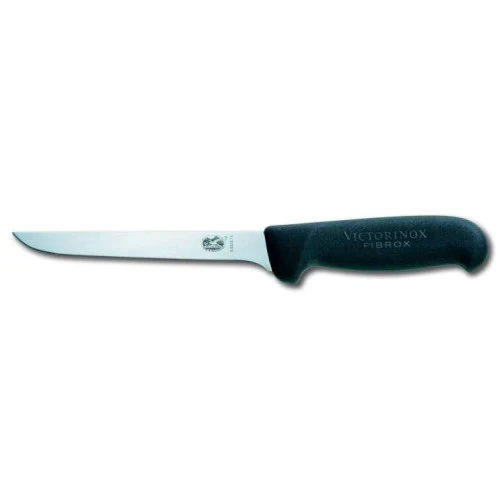 Victorinox Boning Knife Straight Blade Black Handle