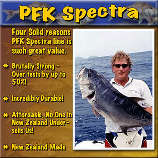 NZ Made 60lb Spectra Braid