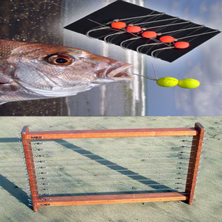 Large Trace Rack with Floating Bead Target Snapper Traces