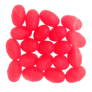 Lumo Beads - Red Oval - 20 Pack