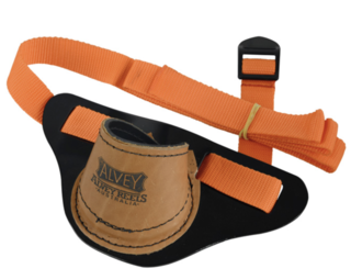 Alvey Narrow Leather Rod Bucket