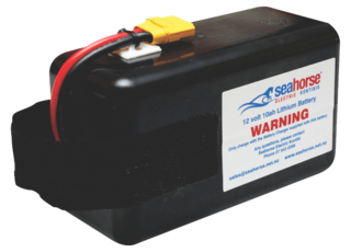 Seahorse Black Lithium Battery 10ah For Drone Winch