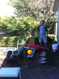 Richard with a great haul using his PFS ShoreThing and Seahorse Kontiki combination