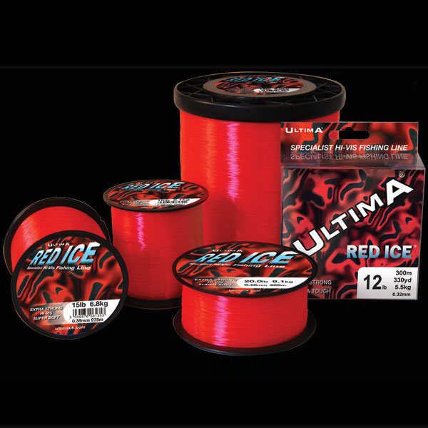 Ultima Red Ice Premium Mono 6lb 300m Spools