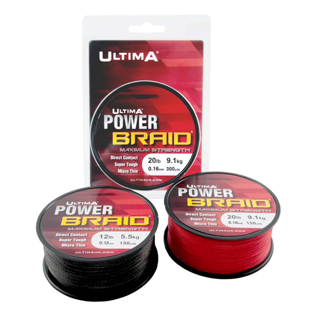 Ultima Power Braid 150yd Spools