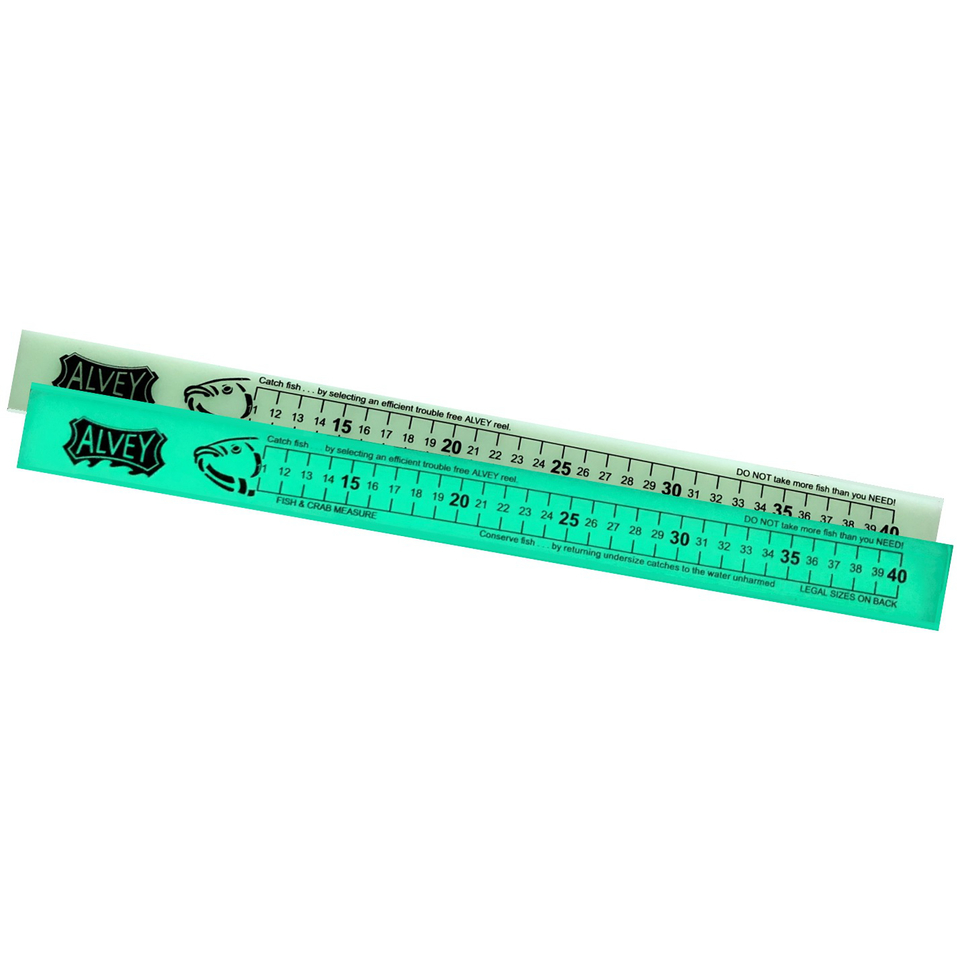Alvey Glow Ruler Measurer Stick - 40cm