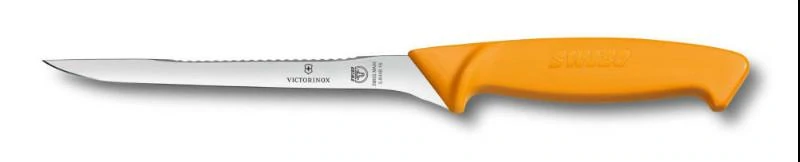 Victorinox Swibo Filleting Knife With Scaler 16cm